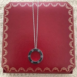 Cartier Love collection White Gold necklace